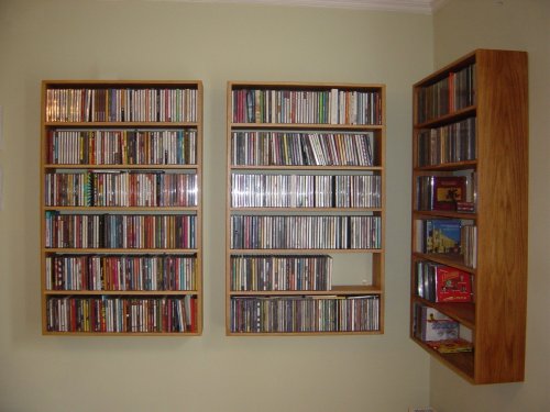 CD or DVD Shelving Unit